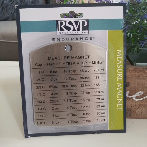 💋 NEW 💋 Magnetic Conversion Chart - Picture 1 of 2
